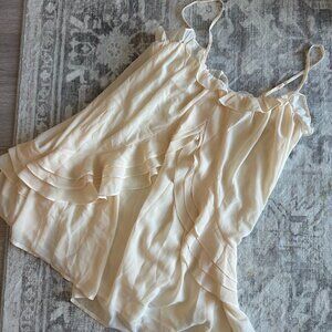 12th Tribe Golden Hour Cream Mini Dress